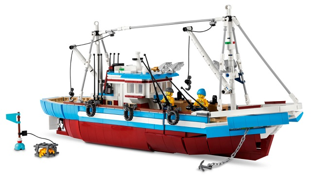 LEGO® Bricklink 910010 Rybářská loď