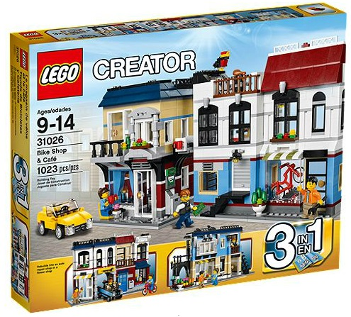 LEGO® Creator 31026 Moto shop a kavárna