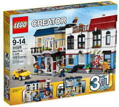 LEGO® Creator 31026 Moto shop a kavárna
