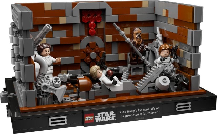 LEGO® Star Wars™ 75339 Drtič odpadků Hvězdy smrti diorama