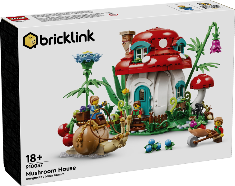 LEGO® BrickLink 910037 – Mushroom House
