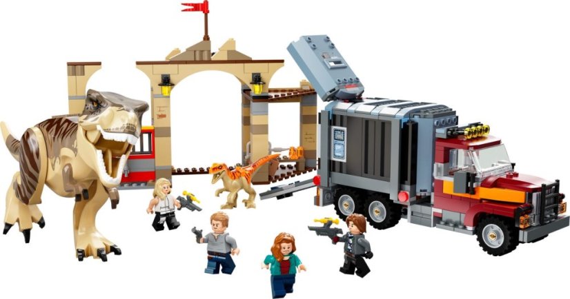 LEGO® Jurassic World 76948 – T. rex & Atrociraptor Dinosaur Breakout