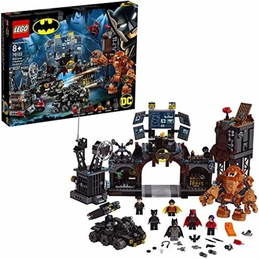LEGO® Super Heroes 76122 Clayface útočí na Batmanovu jeskyni
