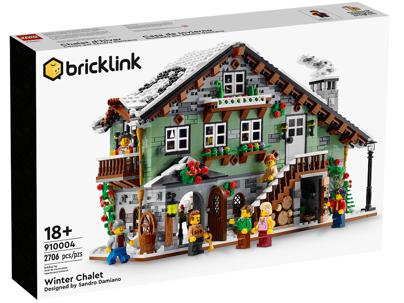 LEGO® BrickLink 910004 Zimní chata