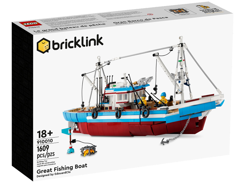 LEGO® Bricklink 910010 Rybářská loď