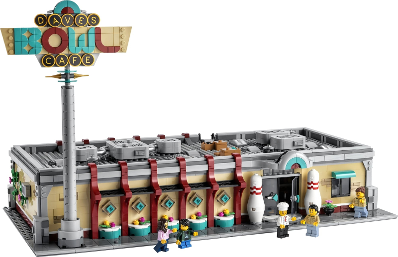 LEGO® BrickLink 910013 Retro bowlingová dráha